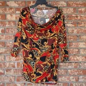 Carmen Marc Valvo Multicolored Top NWT